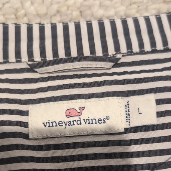 Vineyard Vines Gray Blouse with Bishop Sleeves - Picture 5 of 5